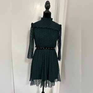 Topshop green dress